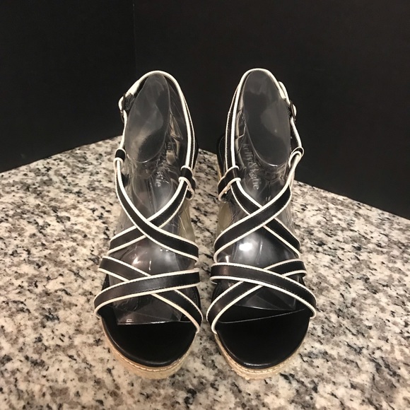 Kelly & Katie Two Tone with Jute Sandals - Picture 1 of 7